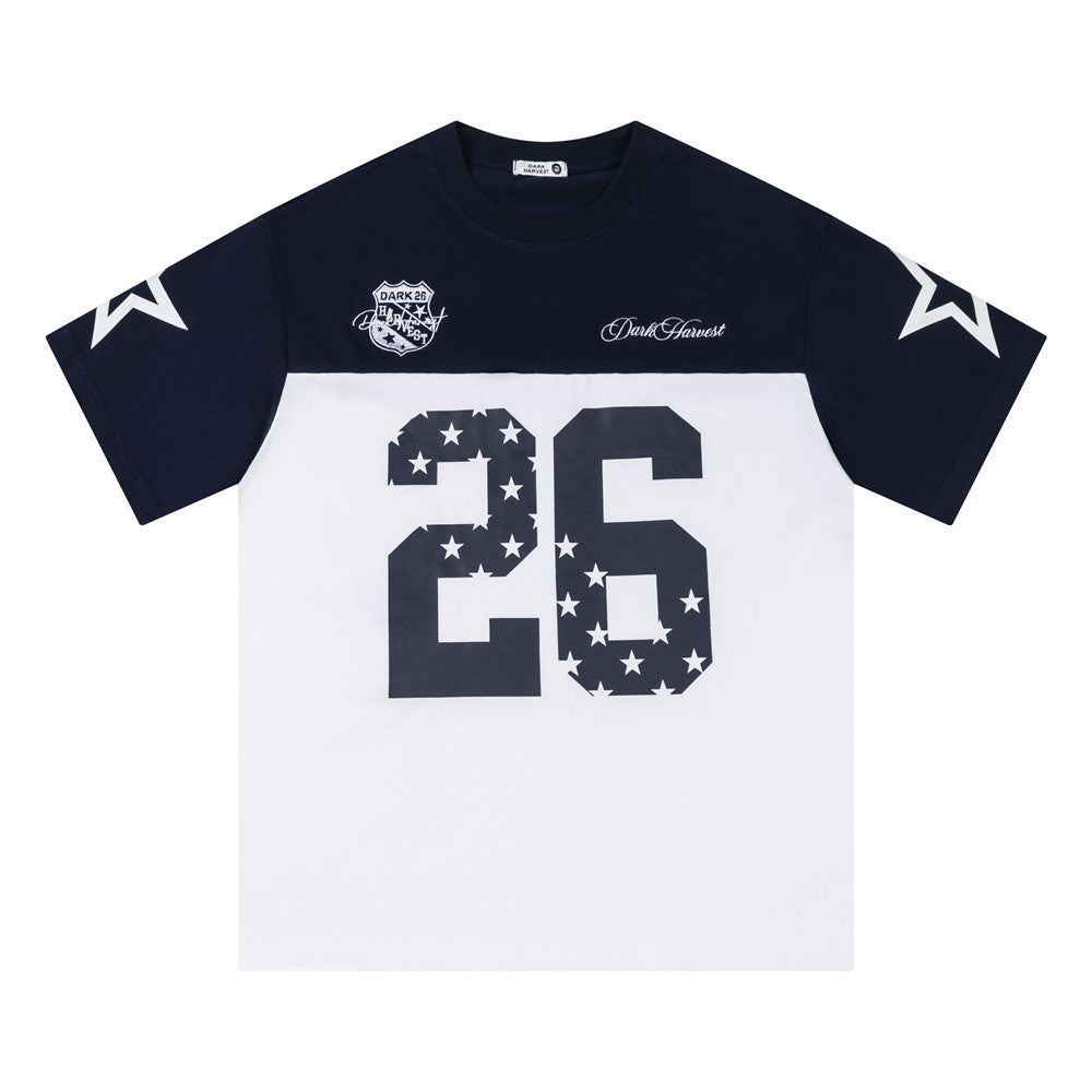 Number 26 digital printed short sleeved t-shirt