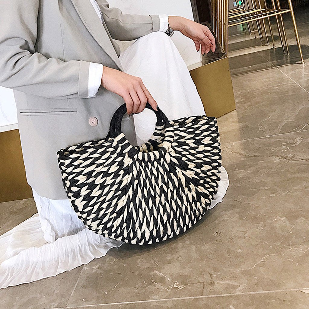 Summer Rattan Tote