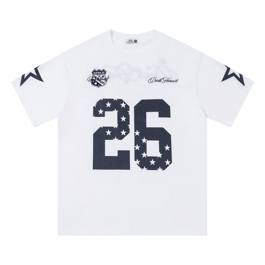 Number 26 digital printed short sleeved t-shirt