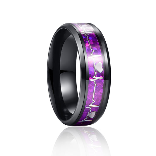 Charming Heartbeat Gloss Metal Bracelet