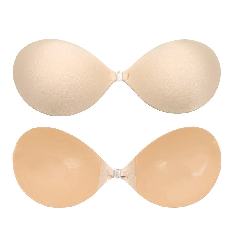 Seamless thin round cup silicone invisible bra
