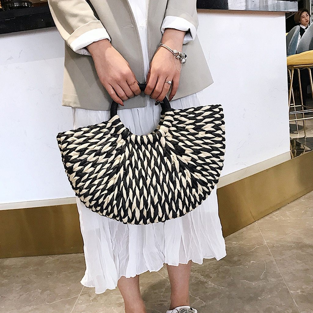Summer Rattan Tote