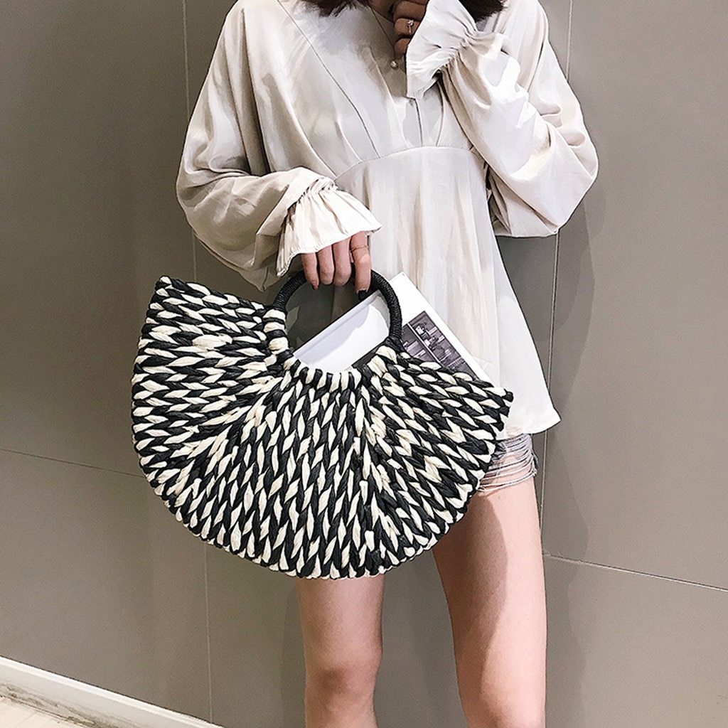 Summer Rattan Tote