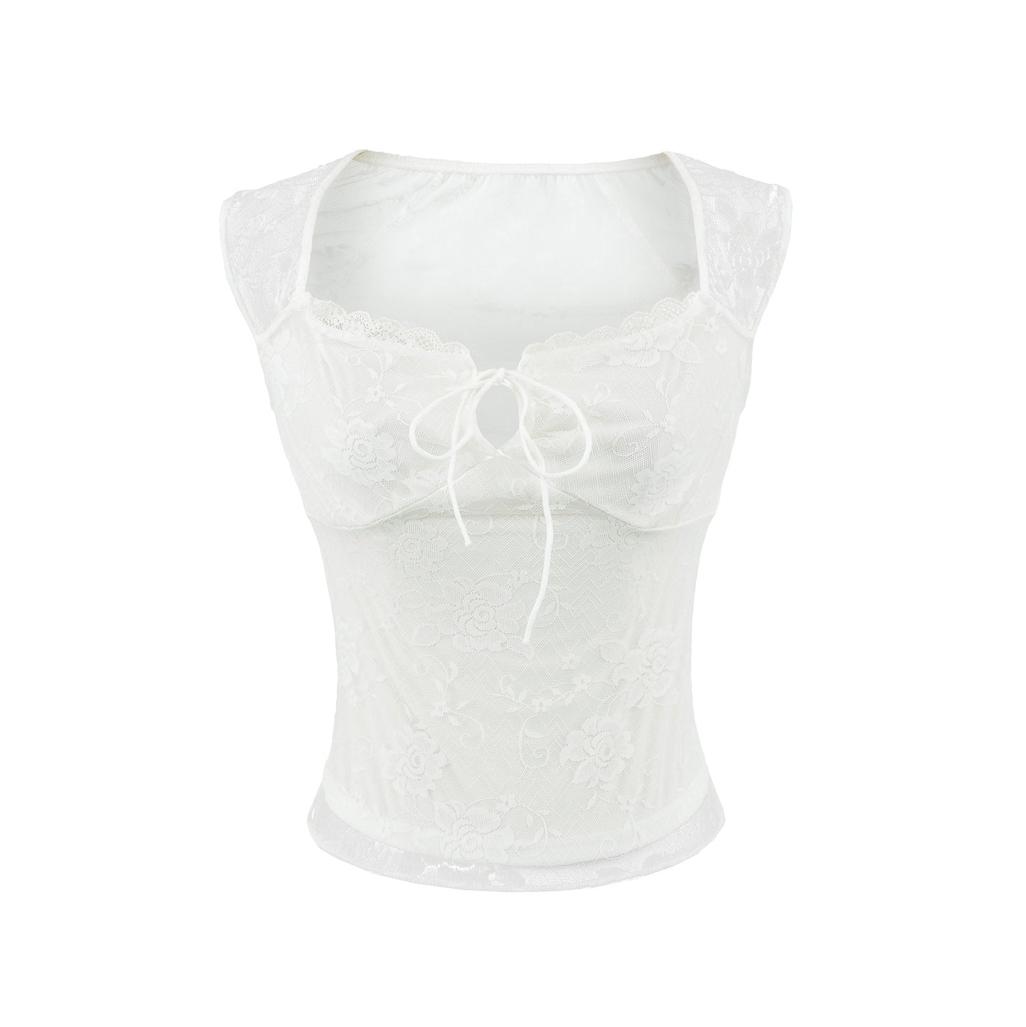 Square collar top for women
