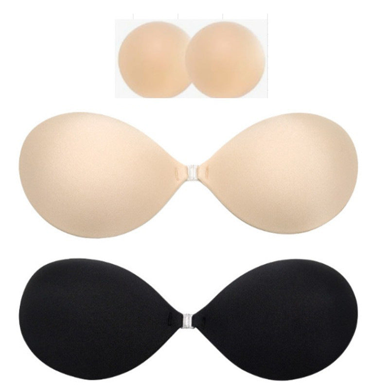 Seamless thin round cup silicone invisible bra