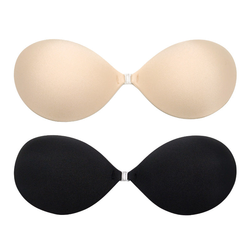 Seamless thin round cup silicone invisible bra