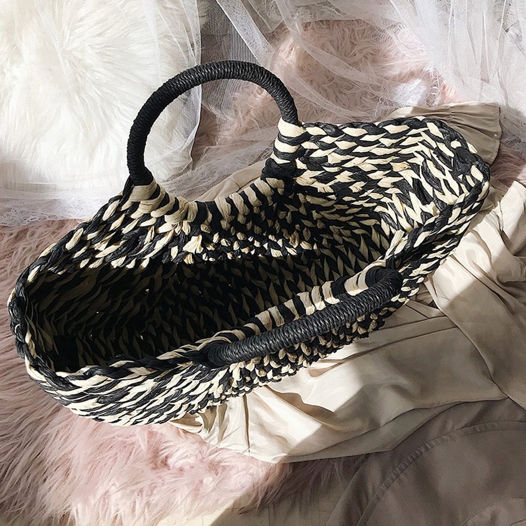 Summer Rattan Tote