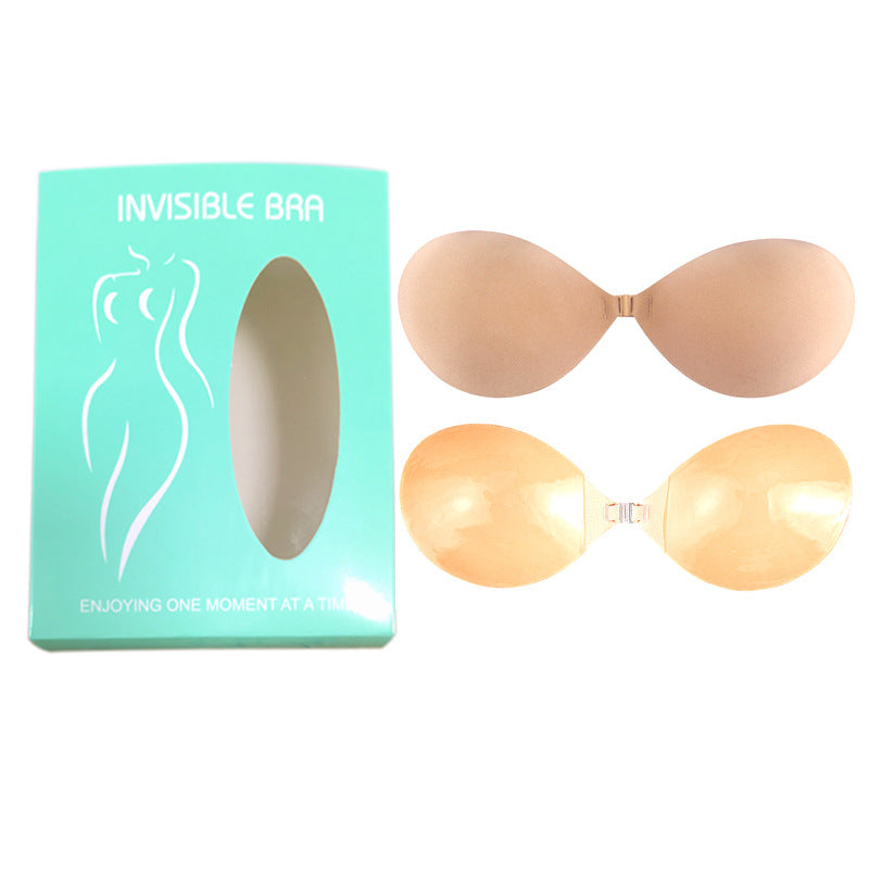 Seamless thin round cup silicone invisible bra
