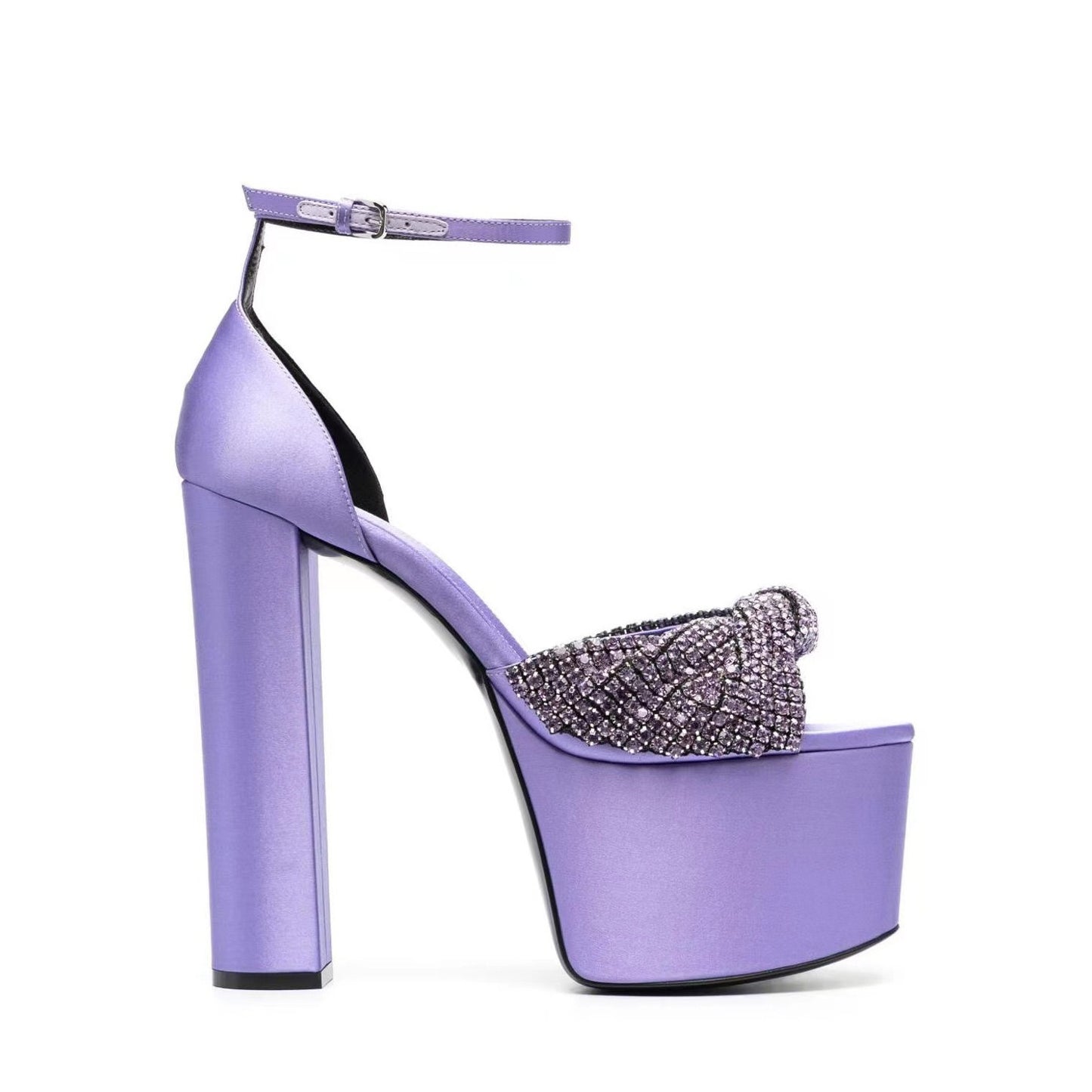 Rhinestone Platform Heels